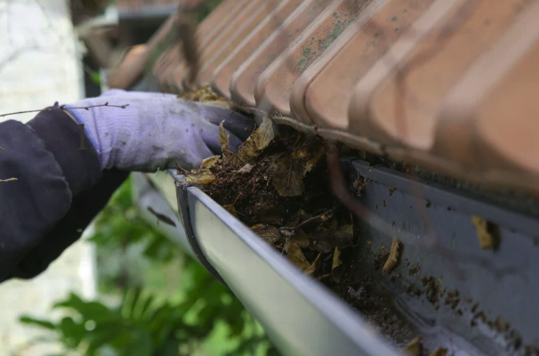 Storm damage repair caused by clogged gutters in Upstate SC
